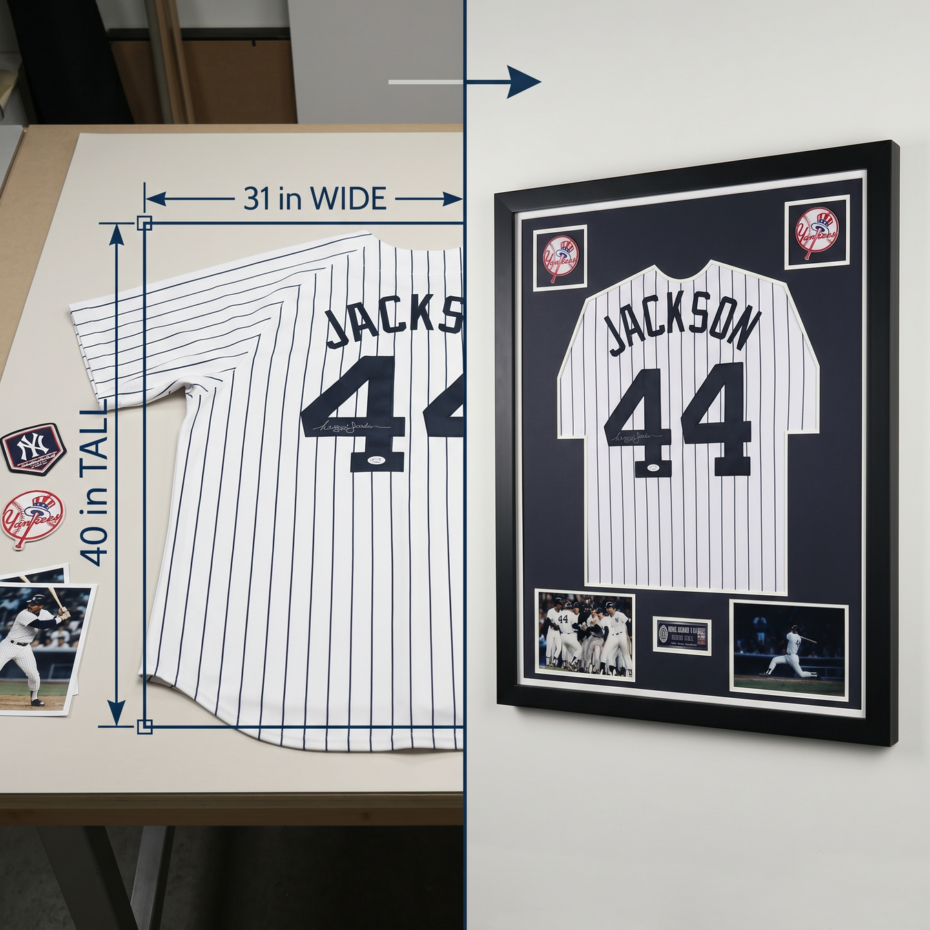 CUSTOM JERSEY FRAMING SERVICE