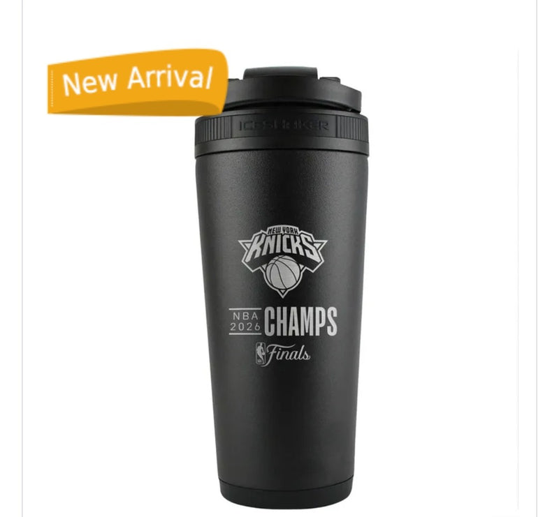 World Champions New York Knicks 2026 NBA Finals Champions 26oz Stainless Steel Ice Shaker