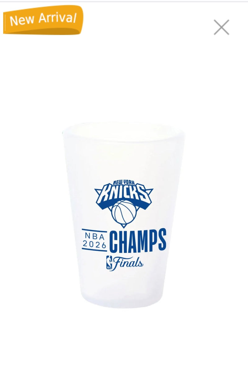 World Champions New York Knicks 2026 NBA Finals Champions 1.5oz Silicone Shot Glass