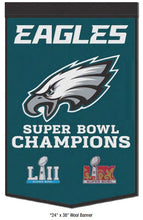 Philadelphia Eagles Super Bowl LIX Banner