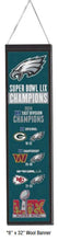 Philadelphia Eagles Super Bowl LIX Heritage Banner