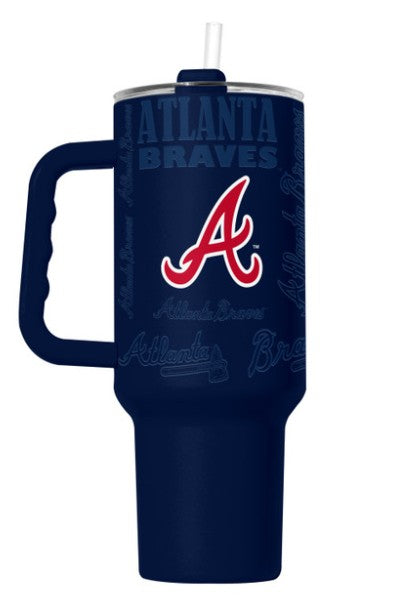 Atlanta Braves Tumbler 40oz Powder Coat Replay