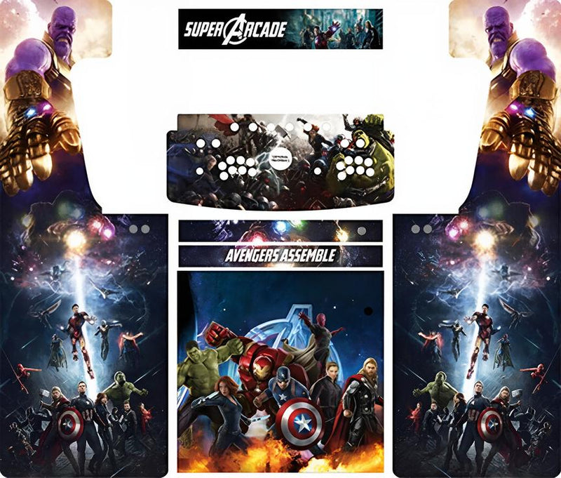 Avengers themed arcade cabinet