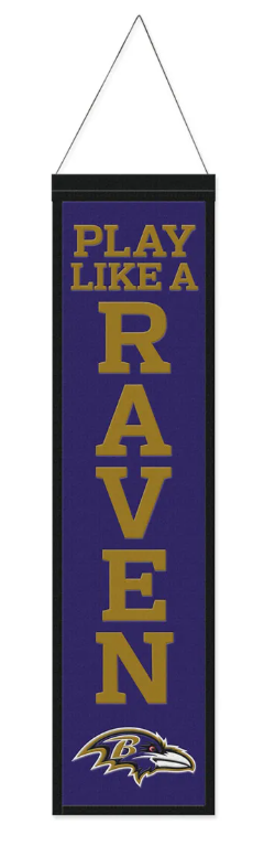 Baltimore Ravens Heritage Banner