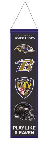 Baltimore Ravens Logo Heritage Banner