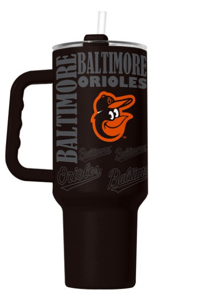 Baltimore Orioles Tumbler 40oz Powder Coat Replay