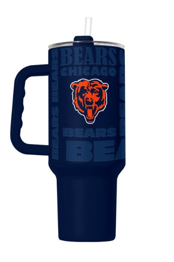 Chicago Bears Tumbler 40oz Powder Coat Replay