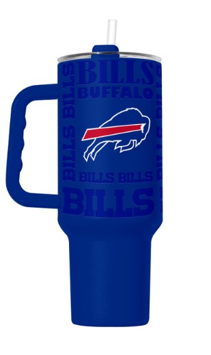 Buffalo Bills Tumbler 40oz Powder Coat Replay