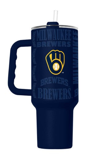 Milwaukee Brewers Tumbler 40oz Powder Coat Replay