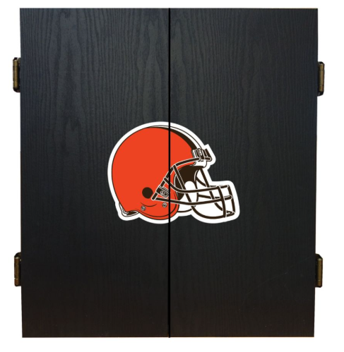 Cleveland Browns Fan's Choice Dartboard Set