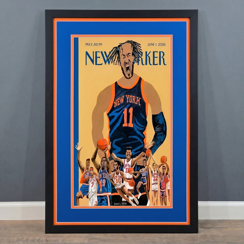 The New Yorker — Jalen Brunson Championship Edition | Framed Art Print