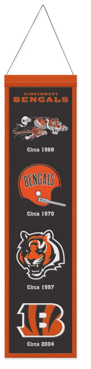 Cincinnati Bengals Logo Heritage Banner