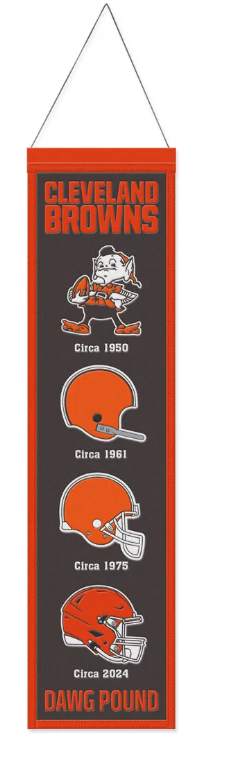 Cleveland Browns Logo Heritage Banner
