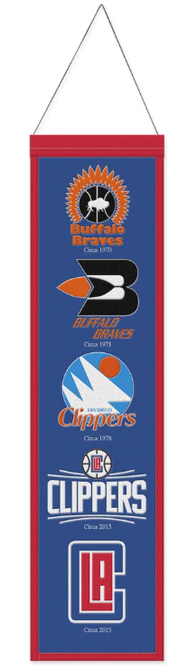 Los Angeles Clippers Heritage Banner