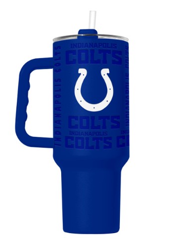 Indianapolis Colts Tumbler 40oz Powder Coat Replay
