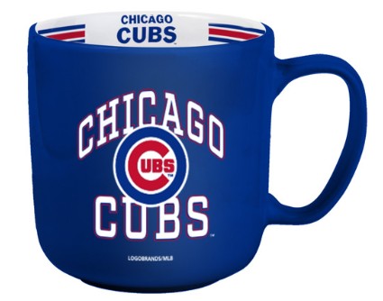 Chicago Cubs Coffee Mug 15oz Stripe Design