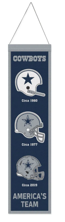 Dallas Cowboys Logo Heritage Banner