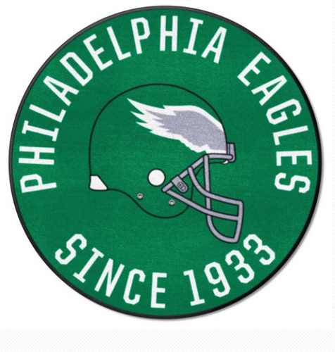 Philadelphia Eagles Roundel Mat (Retro Helmet)