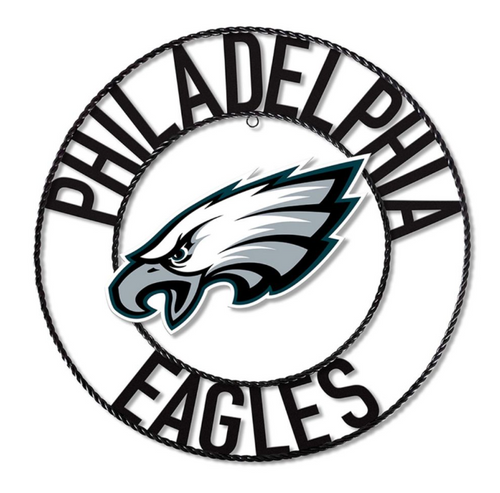 Philadelphia Eagles 24 inch Wrought Iron Wall Art