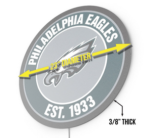 Philadelphia Eagles Establish Date LED Lighted Sign