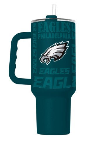 Philadelphia Eagles Tumbler 40oz Powder Coat Replay