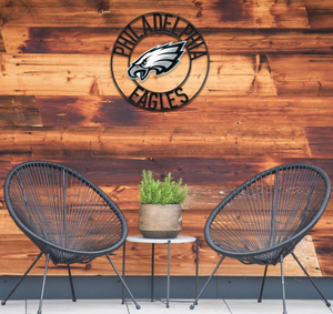 Philadelphia Eagles 24 inch Wrought Iron Wall Art