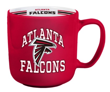 Atlanta Falcons Coffee Mug 15oz Stripe Design