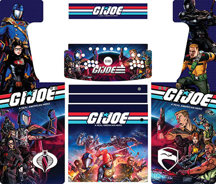 GI Joe themed arcade cabinet