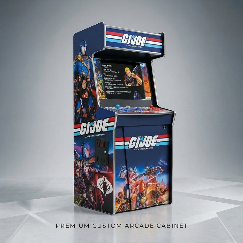 GI Joe themed arcade cabinet