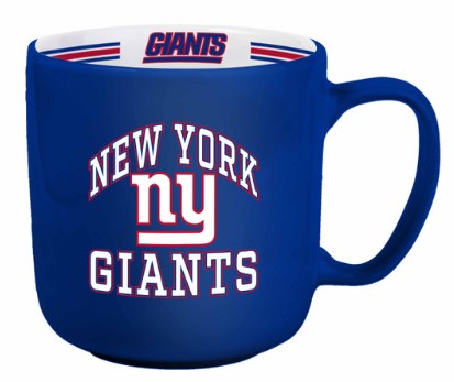 New York Giants Coffee Mug 15oz Stripe Design