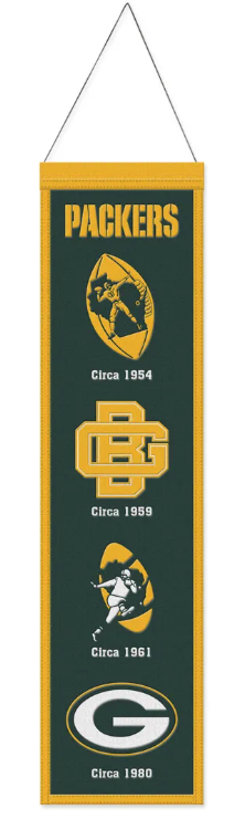 Green Bay Packers Logo Heritage Banner