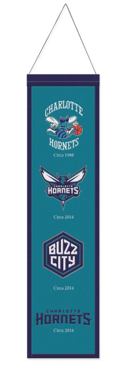 Charlotte Hornets Heritage Banner