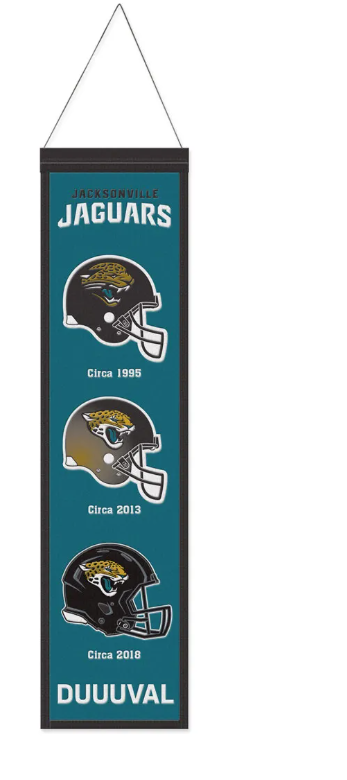 Jacksonville Jaguars Logo Heritage Banner