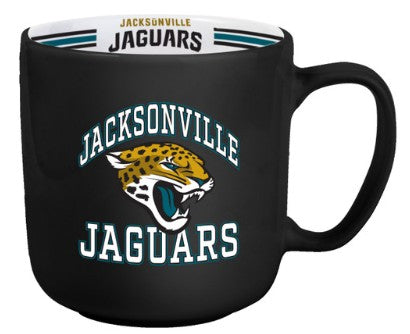 Jacksonville Jaguars Coffee Mug 15oz Stripe Design