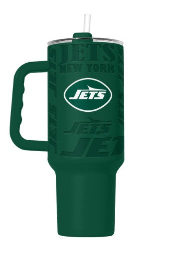 New York Jets  Tumbler 40oz Powder Coat Replay