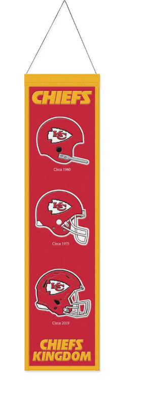Kansas City Chiefs Logo Heritage Banner