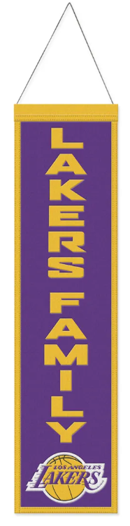 Los Angeles Lakers Heritage Banner