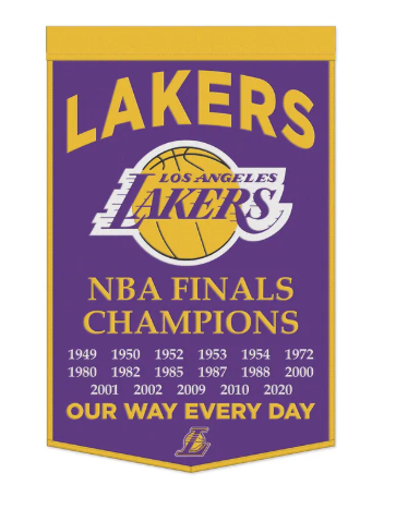 Los Angeles Lakers Dynasty Banner