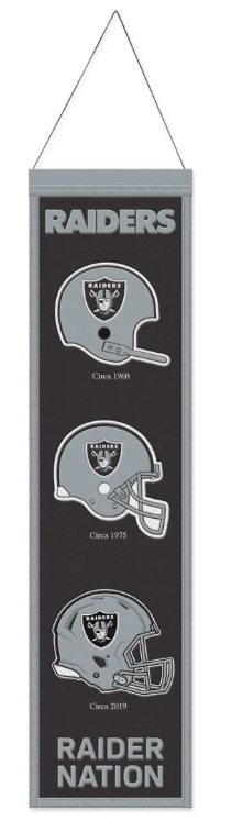 Oakland Raiders Logo Heritage Banner