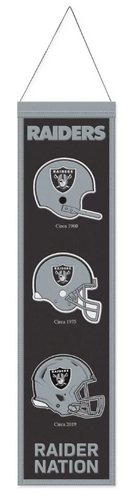 Oakland Raiders Logo Heritage Banner