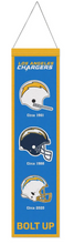 Los Angeles Chargers Heritage Banner