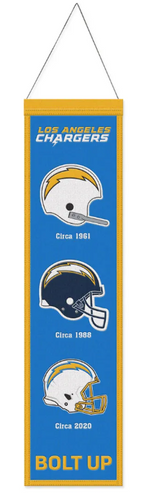 Los Angeles Chargers Heritage Banner