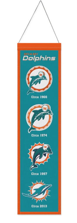 Miami Dolphins Heritage Banner