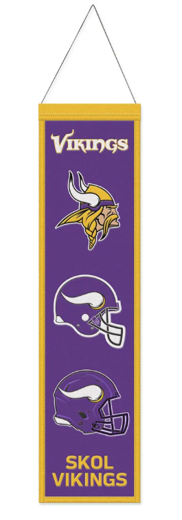 Minnesota Vikings Logo Heritage Banner