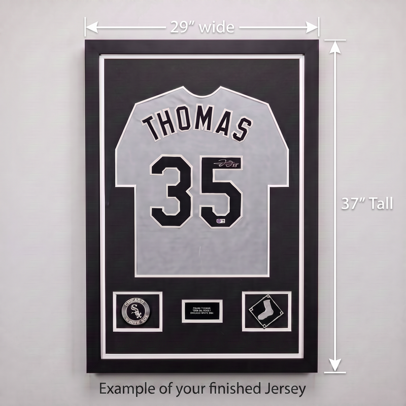Custom Jersey Framing – 29×37 Legend Edition