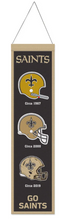 New Orleans Saints Logo Heritage Banner