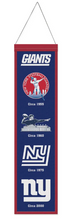 New York Giants Heritage Banner