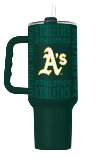 Oakland A's Tumbler 40oz Powder Coat Replay