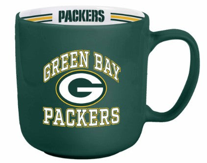Green Bay Packers Coffee Mug 15oz Stripe Design