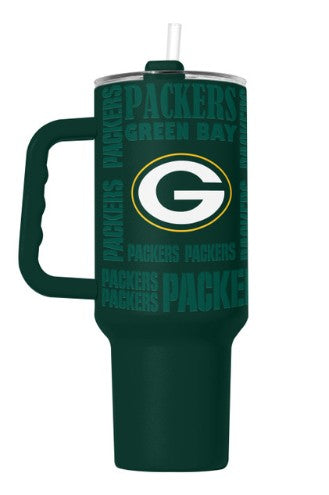 Green Bay Packers Tumbler 40oz Powder Coat Replay
